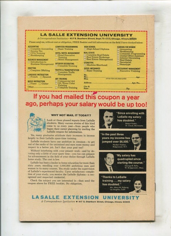 SPECIAL MARVEL EDITION #5 (8.0) MIDNIGHT  ON MASSACRE MOUNTAIN!! 1972