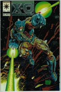 X-O Manowar #0 (1992) - 9.4 NM *Green Printing Error Edition*