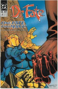Doctor Dr. Fate #22 DC Comics November Nov 1990 (VFNM)