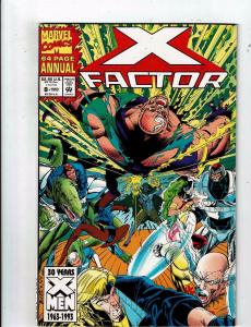 7 X-Factor Marvel Comic Books # 84 85 86 100 104 105 + Annual # 8 Wolverine JR2