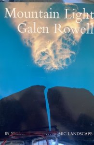 Mountain light, GALEN Rowell, large paperback type coffee table art book
