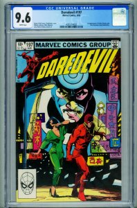 DAREDEVIL #197 CGC 9.6 MARVEL COMICS- 1ST Yuriko Oyama-4291314002