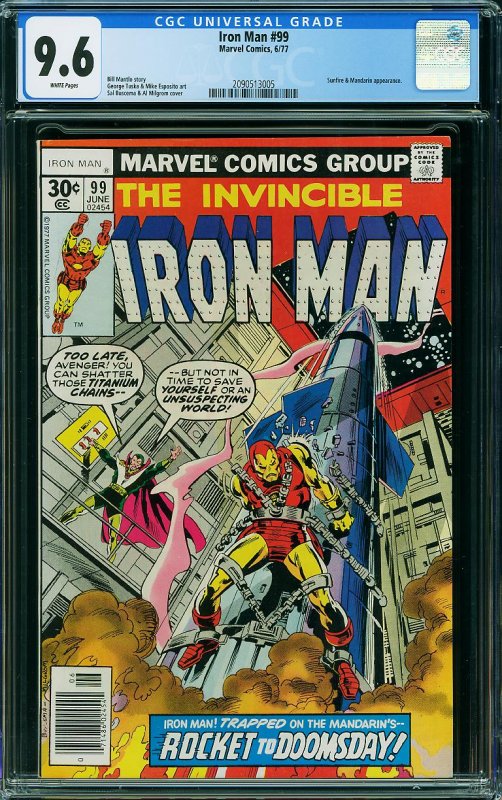 Iron Man #99 (Marvel, 1977) CGC 9.6