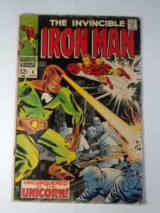 Invincible Iron Man #4 VG- 1968 Marvel Comics C90A 