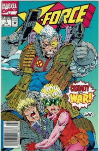 X-Force #7 (1991 v1) Rob Liefeld Cable Newsstand NM-