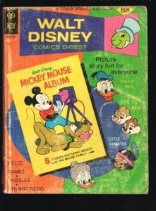 Walt Disney Comic Digest #50 1974-Mickey Mouse-Donald Duck-Reluctant Dragon-C...