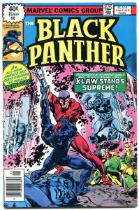 BLACK PANTHER #15 1978-JJack Kirby- Last issue NM