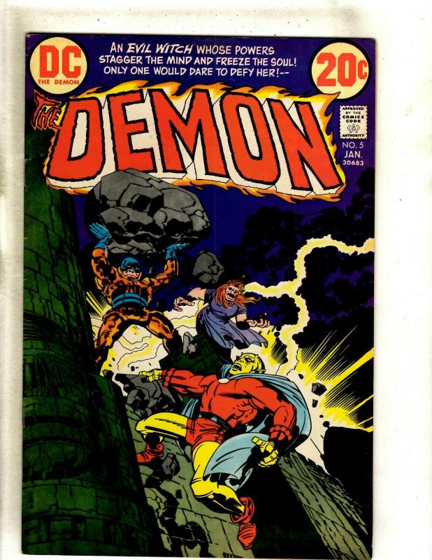 The Demon # 5 VF DC Comic Book Jack Kirby Bronze Age Etrigan Fourth World RS1