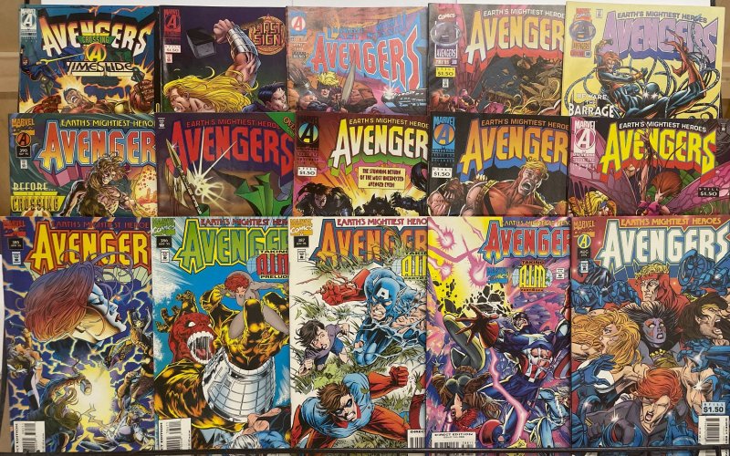 Avengers #300, 301, 302, 303, 304, 305, 306, 307, 308-399 Full run 100 issues