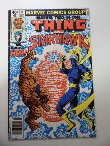 Marvel Two-in-One #61 (1980) VG/FN Condition