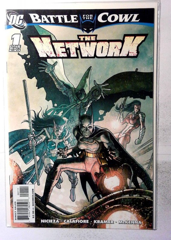 Batman: Battle for Cowl Network #1 2009 DC Batgirl Huntress 1st Print Comic Book