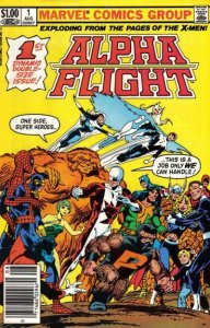 Alpha Flight (1st Series) #1 (Newsstand) VG ; Marvel | low grade comic John Byrn