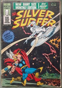 Silver Surfer #4 HTF Gem Key Rare Variant/1st Thor vs Surfer, Loki/Newton Comics