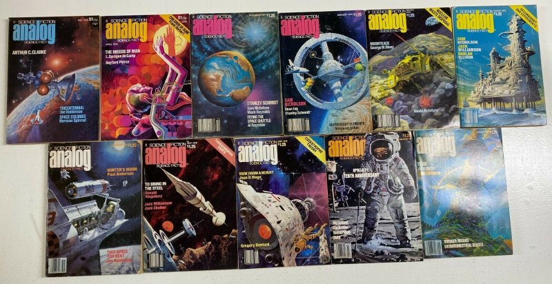 Science Fiction Analog 11 different books 6.0 FN (1976 to 1979)