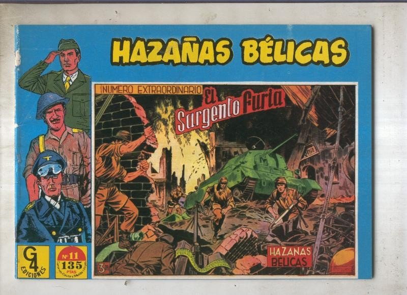 Hazañas belicas numero 11 (numerado 02 en contraportada)