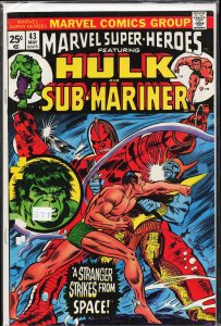 Marvel Super-Heroes #43 (1974) Namor the Sub-Mariner