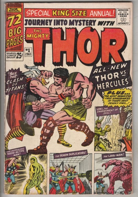 Journey Into Mystery King-Size Special #1 (Jan-65) VF High-Grade Thor