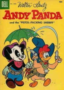 Andy Panda (Walter Lantz ) #41 GD ; Dell | low grade comic February 1958 sheriff