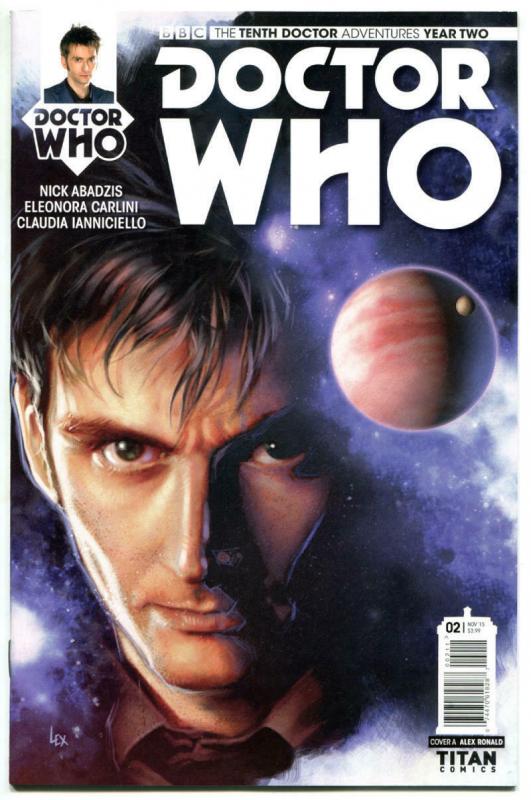 DOCTOR WHO #2 A, NM, 10th, Tardis, 2015, Titan, 1st, more DW in store, Sci-fi