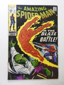 The Amazing Spider-Man #77 (1969) VG Condition moisture stains rust on staples