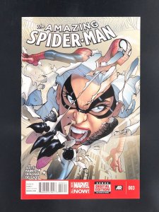 The Amazing Spider-Man #3 (2014) 3rd Cameo Appearance of Cindy Moon