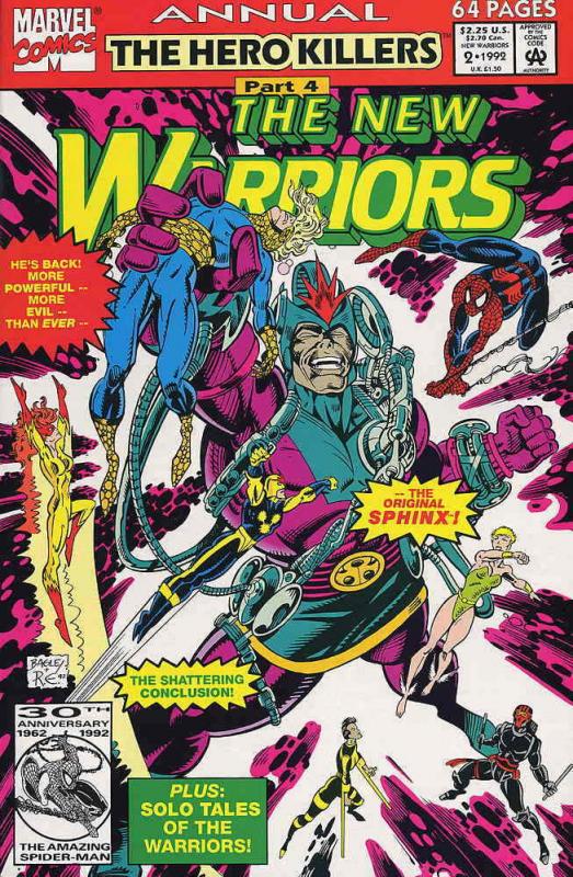 New Warriors, The Annual #2 VF/NM; Marvel | save on shipping - details inside