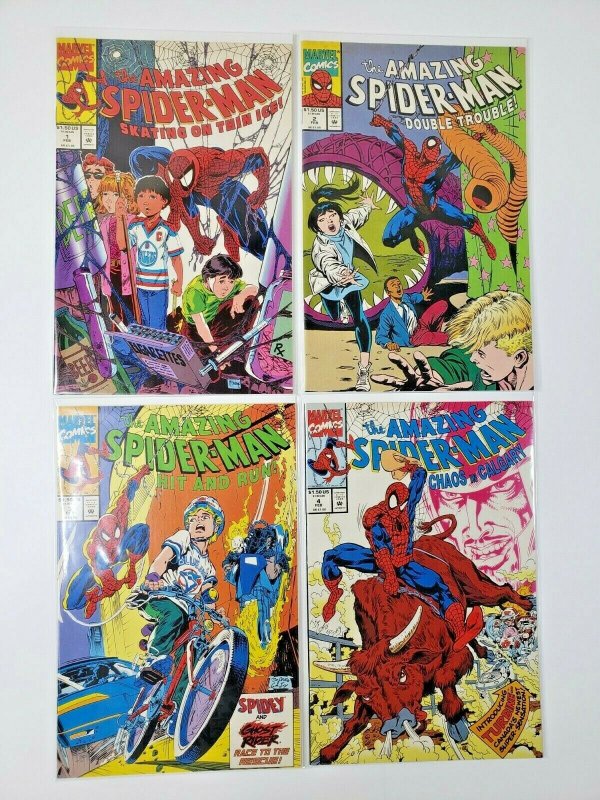 AMAZING SPIDER-MAN Anti-Drug #1-4 MARVEL Comic Book Lot Full Run U.S. Edition