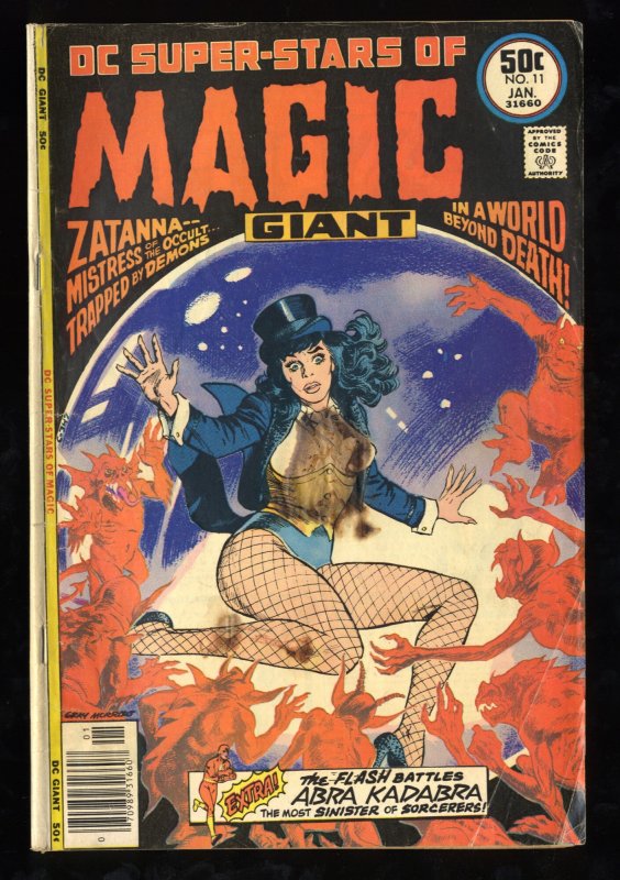 DC Super-Stars #11 GD- 1.8 1st Solo Zatanna Cover!