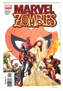 Marvel Zombies 5   Amazing Spiderman Annual #21 cover swipe