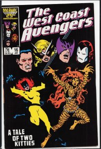 West Coast Avengers #16 (1987) West Coast Avengers / Avengers West Coast
