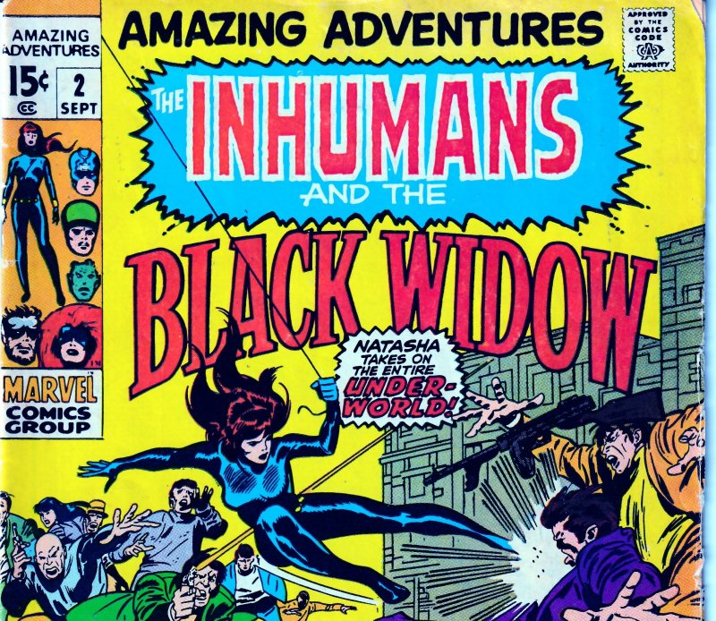 Amazing Adventures(vol.1)# 2  INHUMANS and Black Widow !!