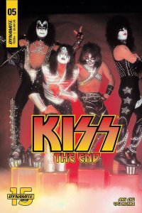 Kiss The End #5 Cover D Photo Variant Dynamite Entertainment 2019 EB45
