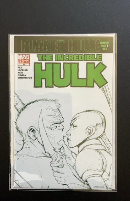 Incredible Hulk #98 Second Printing Cover (2006)