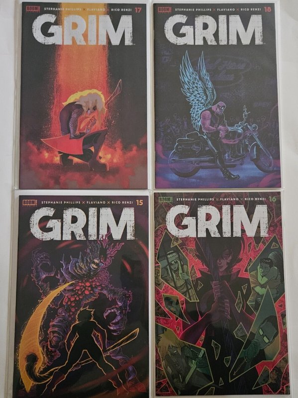 GRIM #1-25 Comic Set 1st print BOOM 2022 Stephanie Phillips PLUS EXTRAS
