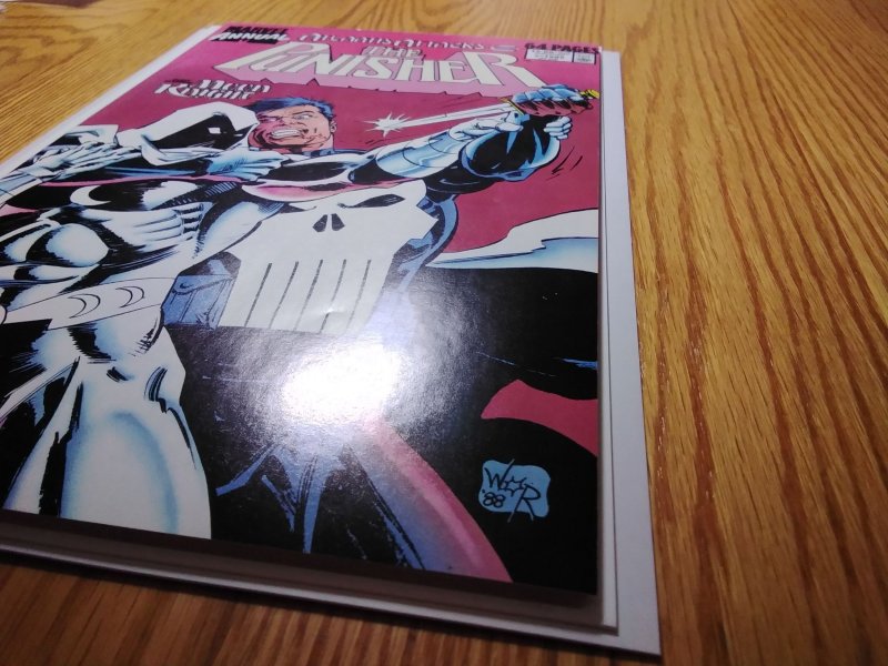 The Punisher Annual #2 (1989) 1st Moon Knight meeting