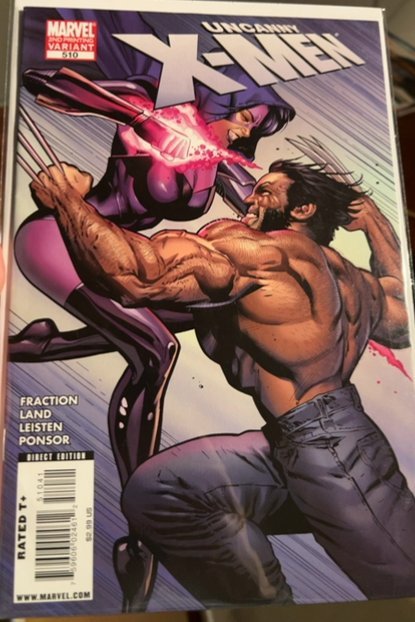 The Uncanny X-Men #510 Second Print Cover (2009) X-Men 