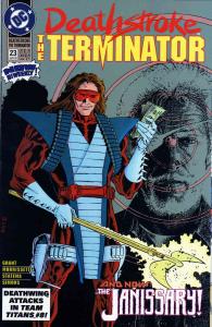 Deathstroke the Terminator #23 VF ; DC | Steven Grant Mike Zeck Janissary