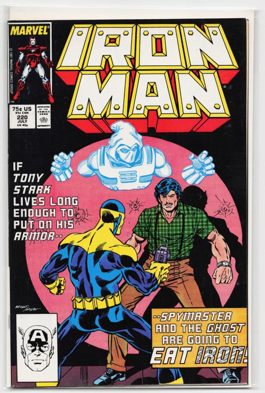 Iron Man #220 (1987) Iron Man