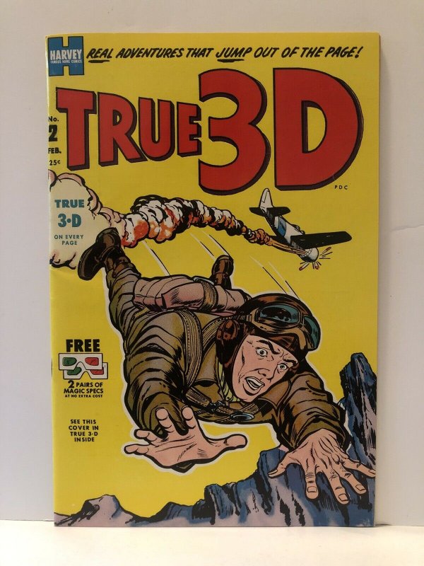 True 3D  1954 - 3D Harvey Comic 3D Glasses Still Attached   File Copy