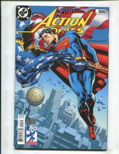 ACTION COMICS #1000 (9.2) '70S VARIANT COVER!! 2018