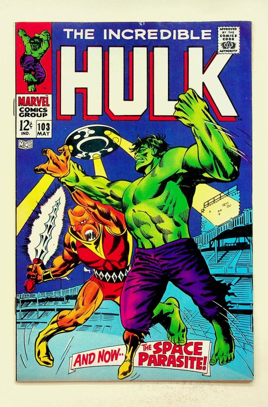 Incredible Hulk #103 (May 1968, Marvel) - Very Fine