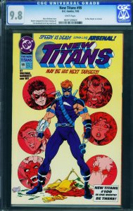 New Titans #99- CGC 9.8-first Arsenal-key Issue-nightwing- 0241120023