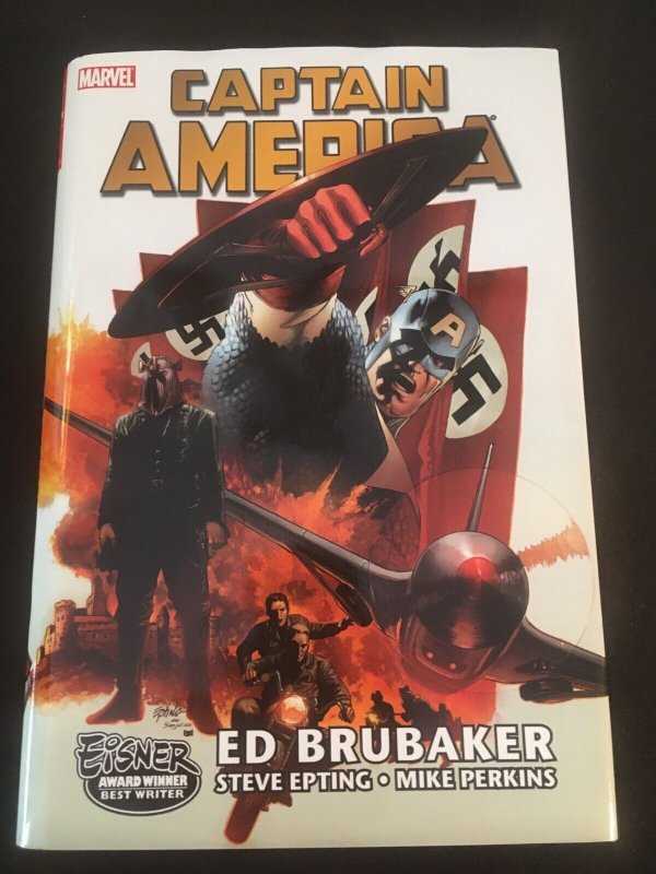 CAPTAIN AMERICA OMNIBUS by Ed Brubaker Vol. 1, Hardcover, First Printing
