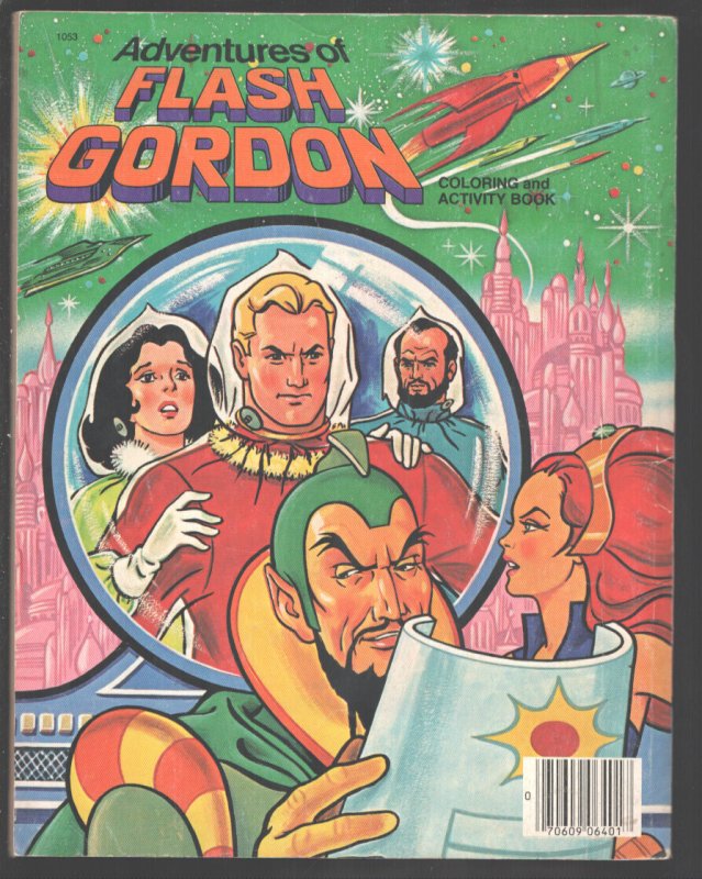 Adventures of Flash Gordon Coloring and Activity Book # 1053 179-Puzzles-acti...