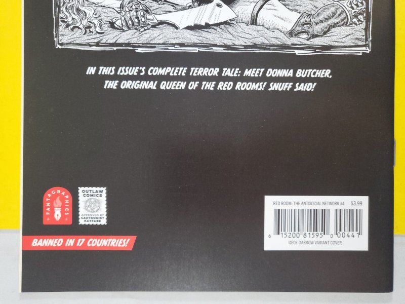 Red Room #4 Geof Darrow 1:15 Variant  Ed Piskor Fantagraphics 2021