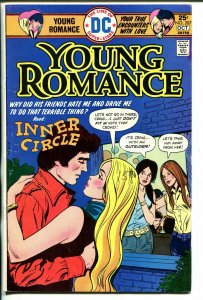 Young Romance #207 1975-DC-love triangle-next to last issue-VG/FN