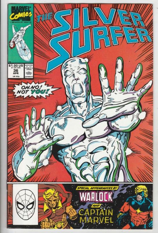 Silver Surfer Set #34to35 (Mar-90) NM/NM- Super-High-Grade Silver Surfer