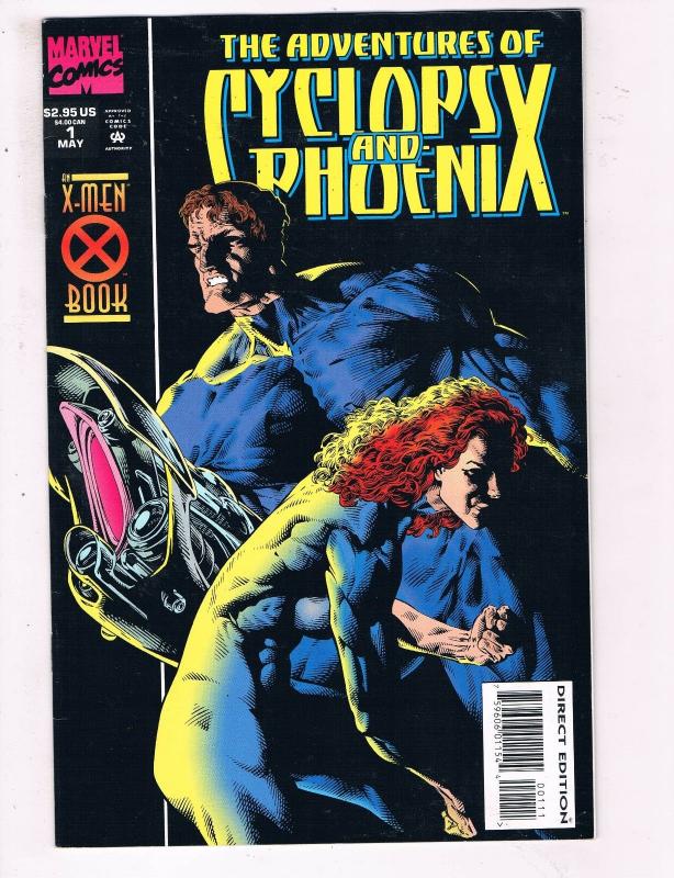 The Adventures Of Cyclops & Phoenix XMen Series # 1 2 3 4 Marvel Comic Books JH4