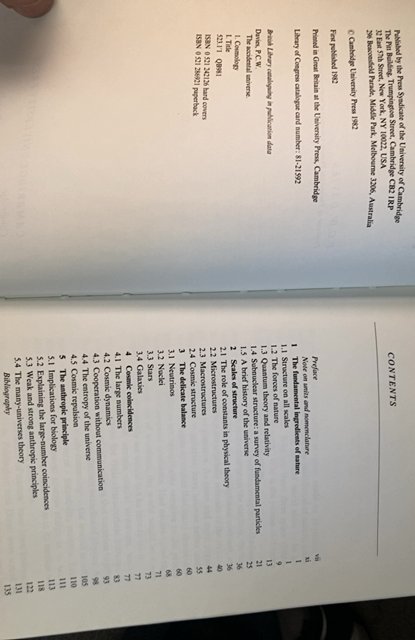 The accidental universe, 1982, 139p,Davies