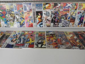 Huge Lot of 130+ Comics W/ Wolverine, Spider-Man, Daredevil Avg. VF Condition.